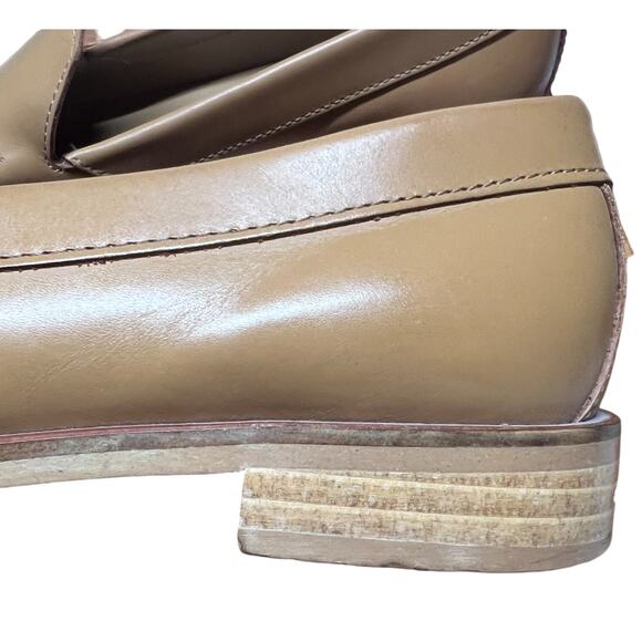 EVERLANE The Modern Leather Women's 37/US 6.5 Loafer Camel Preppy Made in Italy - Picture 9 of 13